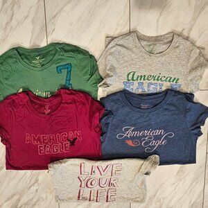5 American Eagle Women Size Small Shirts Y2K - 1 owner